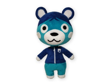 Custom soft plush Bluebear