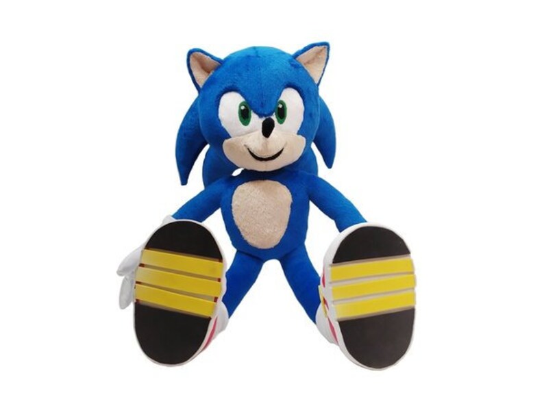 Custom plush toy inspired by Sonic from Super Sonic made to | Etsy