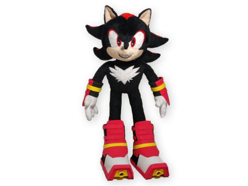 Custom plush toy inspired by Shadow from Super Sonic the | Etsy