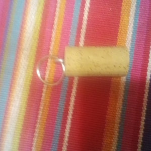 Wine Cork Keychain