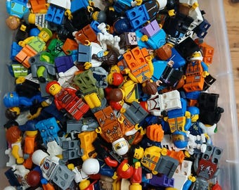 LEGO Bulk Minifigure Lot of 25 100% Genuine Lego Figures Excellent Condition USED