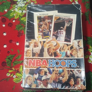 Caja de 36 sobres de cera sellados de la serie 1 de Hoops de la NBA de 1991-1992