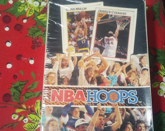 NBA Basketball 1991-1992 Hoops Series 1 Card Box 36 Wax Packs Sealed