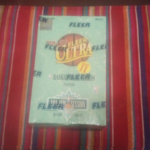 NBA Basketball 1992-1993 Fleer Ultra Series 2 Card Box 36 Packs Sealed