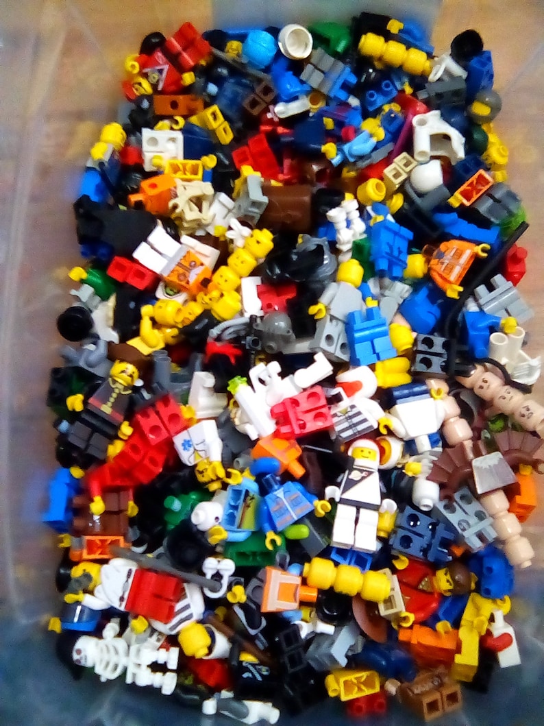 LEGO Bulk Minifigure Lot of 10 100 Genuine Lego Figures Etsy