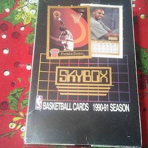 NBA Basketball 1990-1991 Skybox Series 1 Card Box 36 Wax Packs Versiegelt