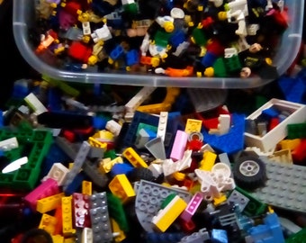 LEGO BULK BUNDLE Lot of 10 Genuine Lego Minifigures and 2 Pounds of Genuine Lego Pieces Great Condition Used Etsy