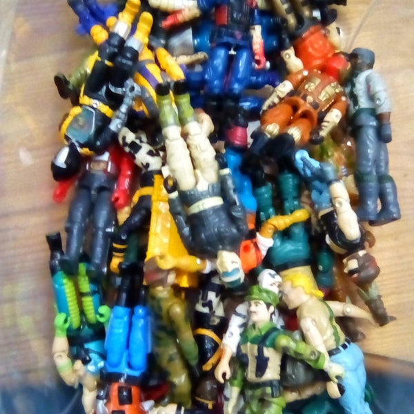 GI JOE Actionfigur Lot von 4 Vintage Hasbro 1980er und 1990er GI Joe Actionfiguren