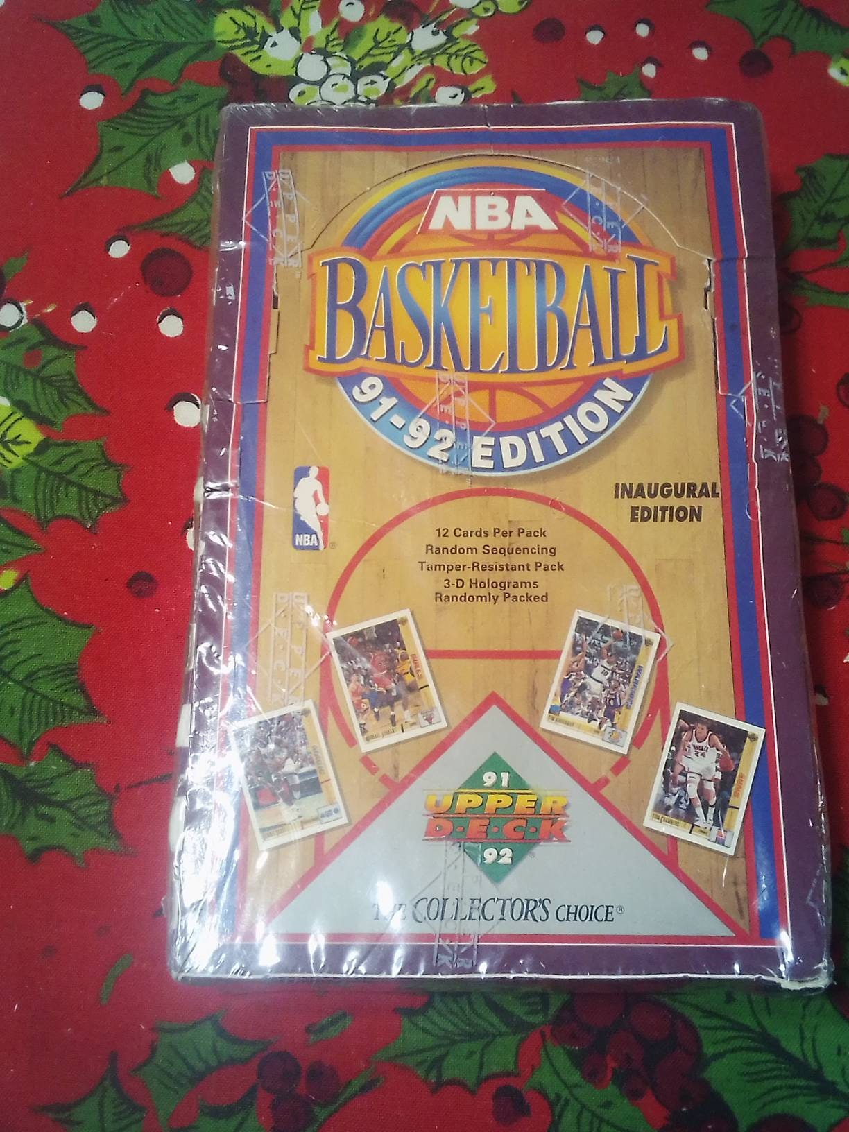 NBA Basketball 1991-1992 Upper Deck Card Box 36 Wax Packs Sealed