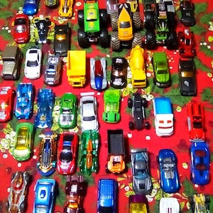 Lot of 10 Matchbox, Hot Wheels, Disney, Maisto, Tonka, Johnny Lightning Cars