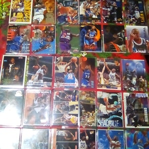 NBA Basketball Shaquille Shaq O'Neal Lot von 10 Sammelkarten in hervorragendem Zustand