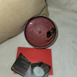 8 oz Soja-Wachs-Kerze mit Kirsche und Zimt Embers Duft und Dekorationen
