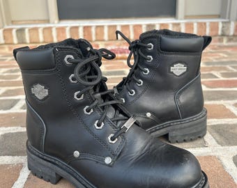 Sz 9 Never Worn Vintage Black Leather Shoes | Gored Leather  display picture 1