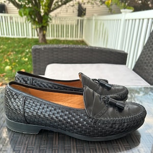 Vintage Tassel Loafers - Etsy