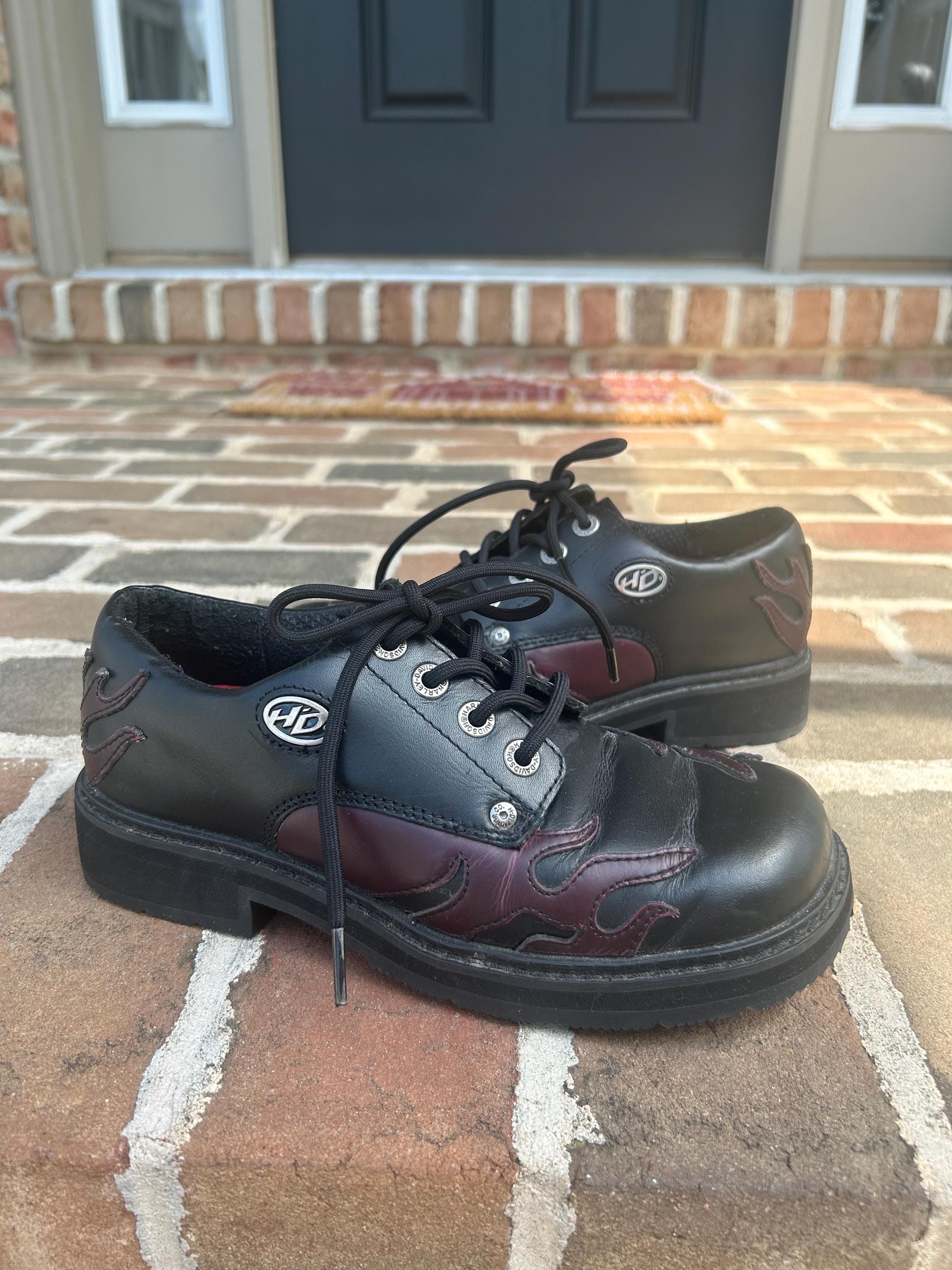 90s Leather Shoes - Etsy