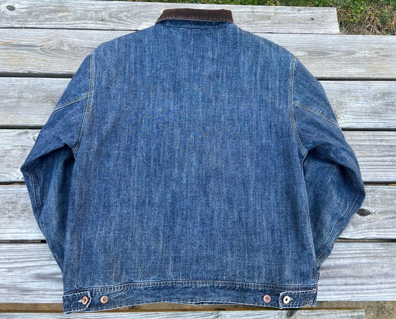 Vintage Tommy Hilfiger Tommy Jeans Denim Jean Trucker Chore Jacket