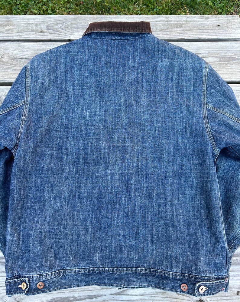Vintage Tommy Hilfiger Tommy Jeans Denim Jean Trucker Chore Jacket