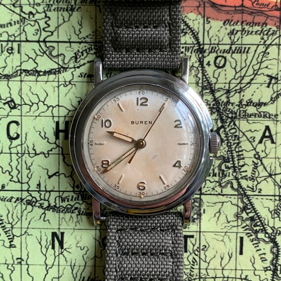 Vintage 1940s Buren Watch