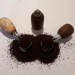 Wooden coffee scoop