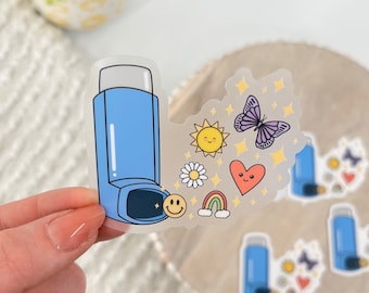 Magical Inhaler Sticker, Puffer Sticker, Respiratory Illness Sticker, Respiratory Therapist Sticker, Nurse Sticker, Medication Sticker