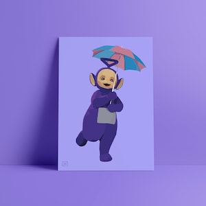 Tinky Winky Teletubisie Wydrukuj
