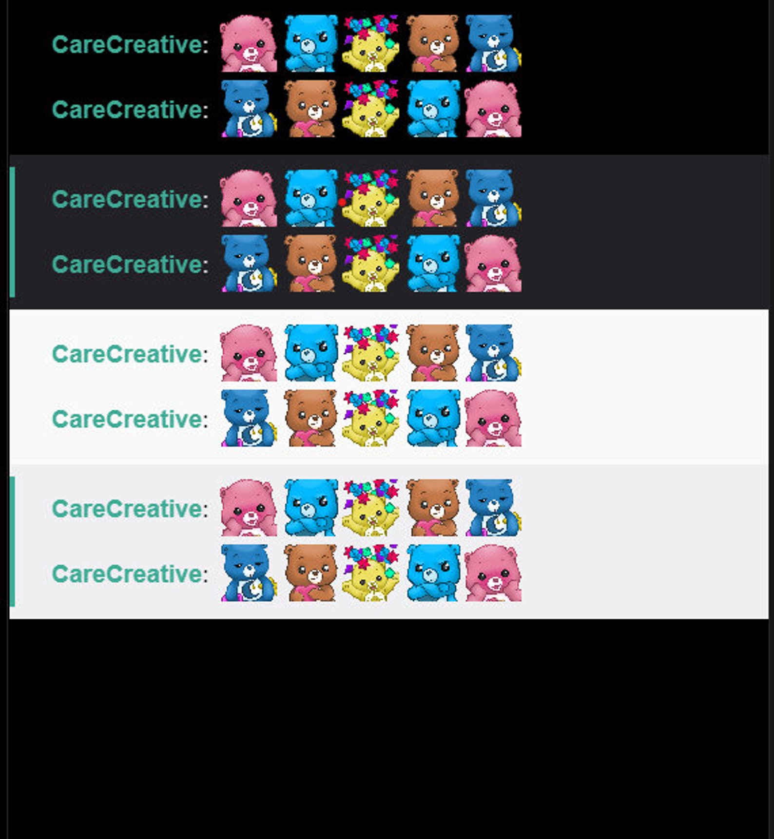 Twitch Emotes // Cute Care Bear Emotes for Streamers! - Etsy