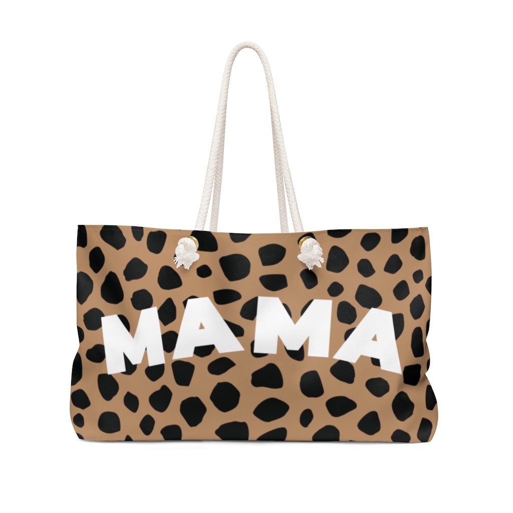 Animal Print Weekender Bag Leopard 
