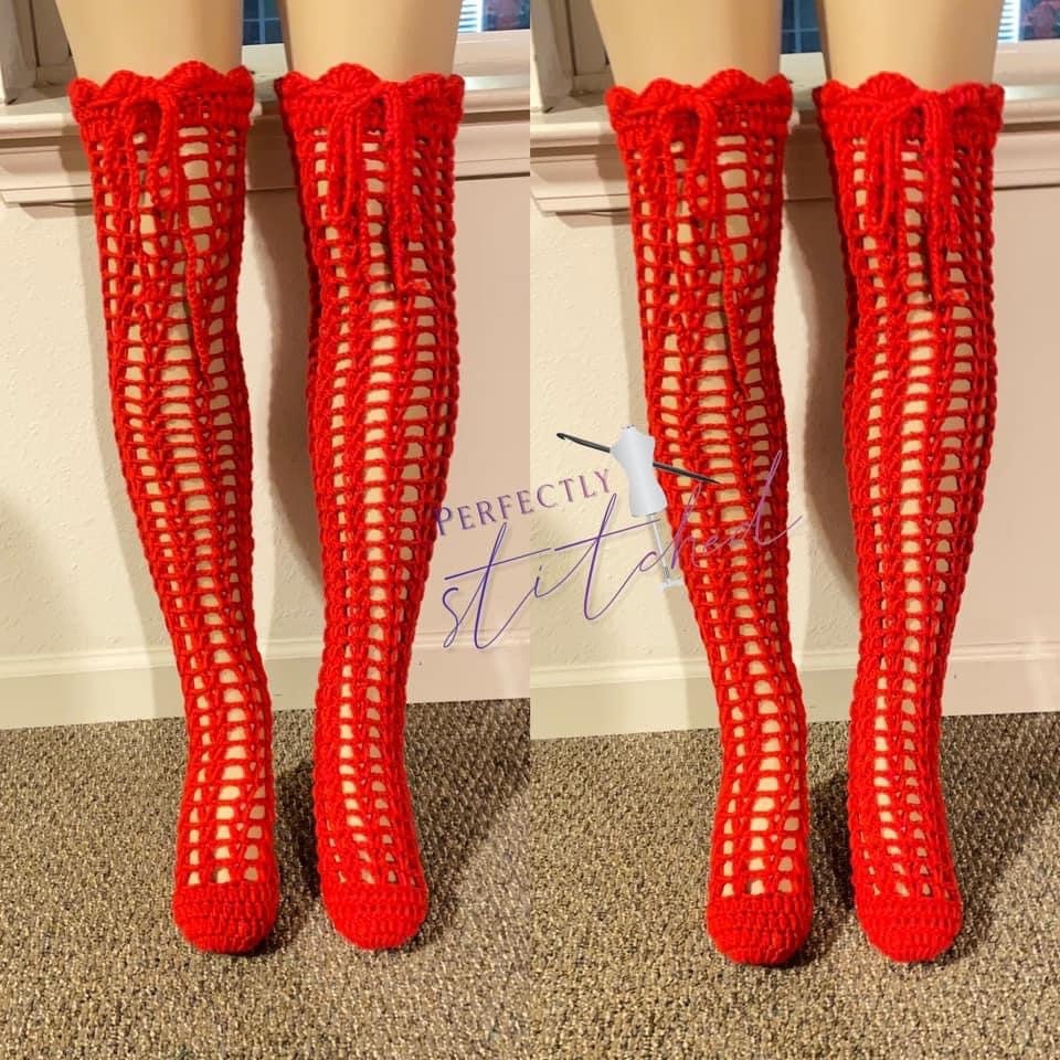 Crochet thigh high PATTERN Pattern only PATTERN Etsy