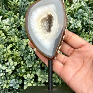 Druzy Agate Geode | Crystal on Pin | Crystal Geode