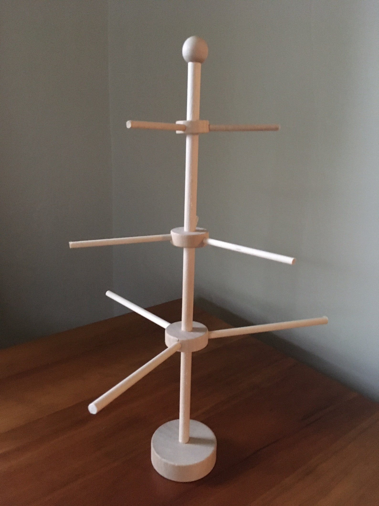 Wooden Ornament Display Tree Etsy