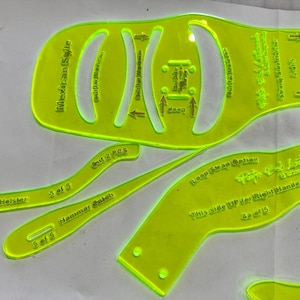 Holster Template - Acrylic for Strong Side Cowboy Holster - 5.5&quot; barrel