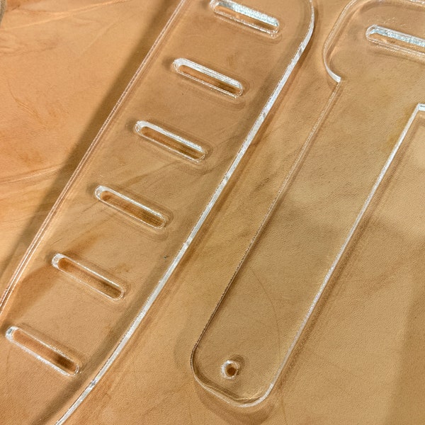 Leather Guitar Strap Template - Acrylic