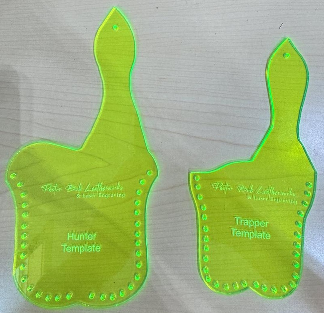 Folding Knife Sheath Template for Leather Acrylic Etsy