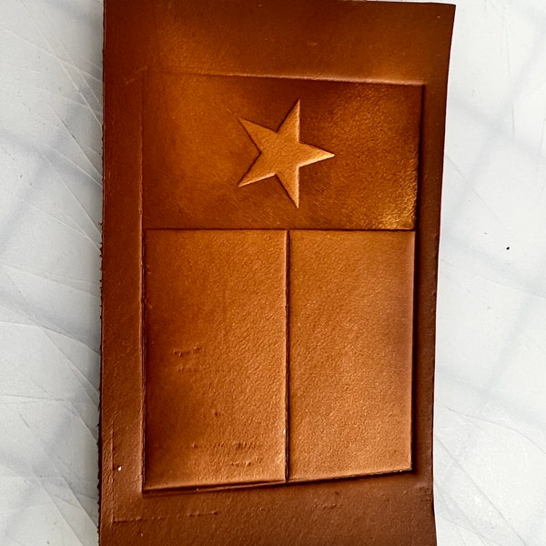 Leather Stamp (Acrylic) - Texas State Flag