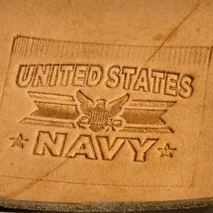 Leather Stamp (Acrylic) - US Navy