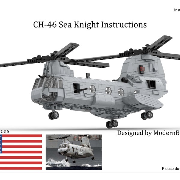 CH-46 Sea Knight Custom Building Instructions