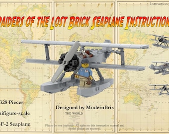 Raiders of the Lost Brick Seaplane Custom Building Instructions