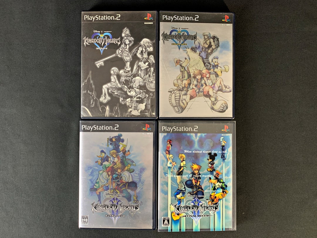 PS2 Lot of 3 Kingdom Hearts 1 2 Final Mix set Playsation2 Japan GAME JP  Import