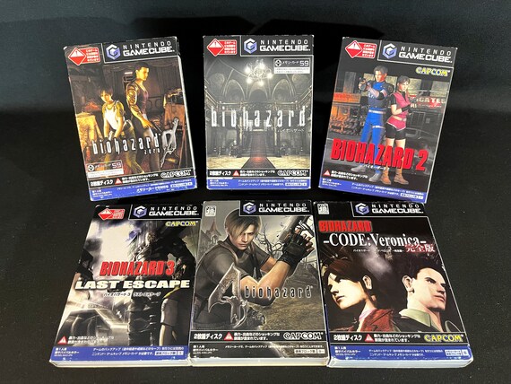 2) Games - Resident Evil 4 + Resident Evil 1 - Nintendo GameCube Set Lot
