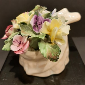Vintage Collectible Authentic ROYAL ADDERLEY  FLORAL Bone China Handcrafted Bouquet Made in England Circa 1964