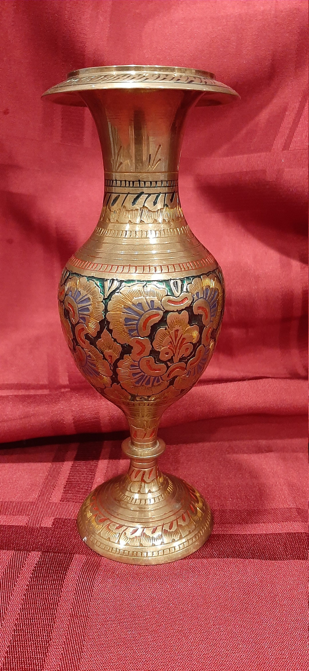 Vase en laiton du Mid Century, Inde années 1960 | €220 Vase en laiton du Mid Century, Inde années 1960 | €220