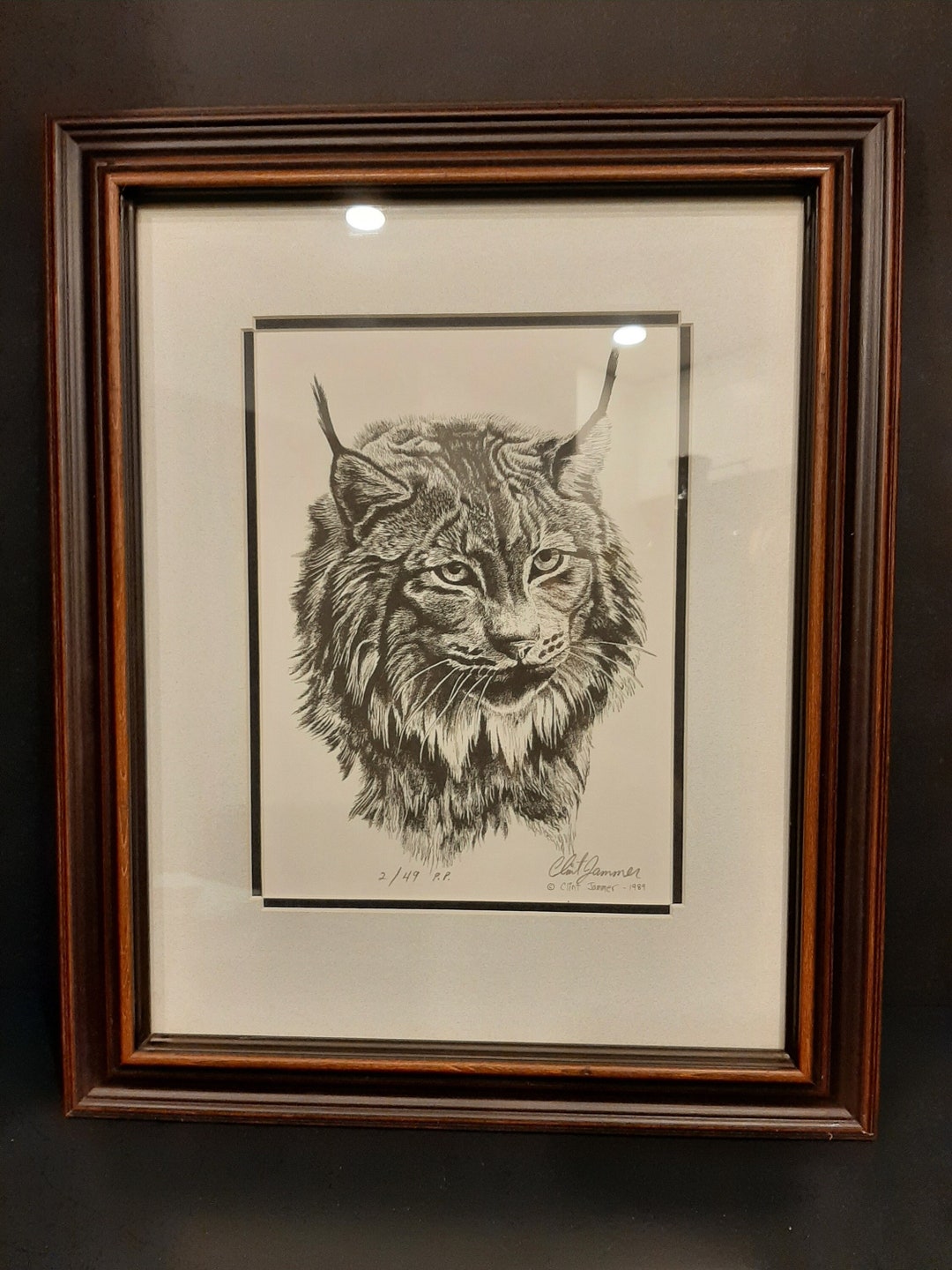 Canadian Wildlife Artist CLINTON JAMMER Vintage Limited Edition of 49