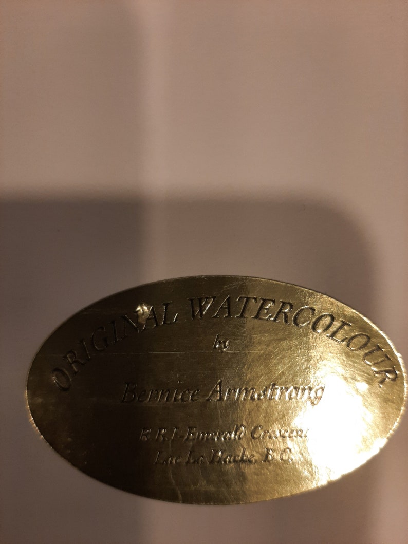 BERNICE ARMSTRONG Canadian Artist British Columbia Original