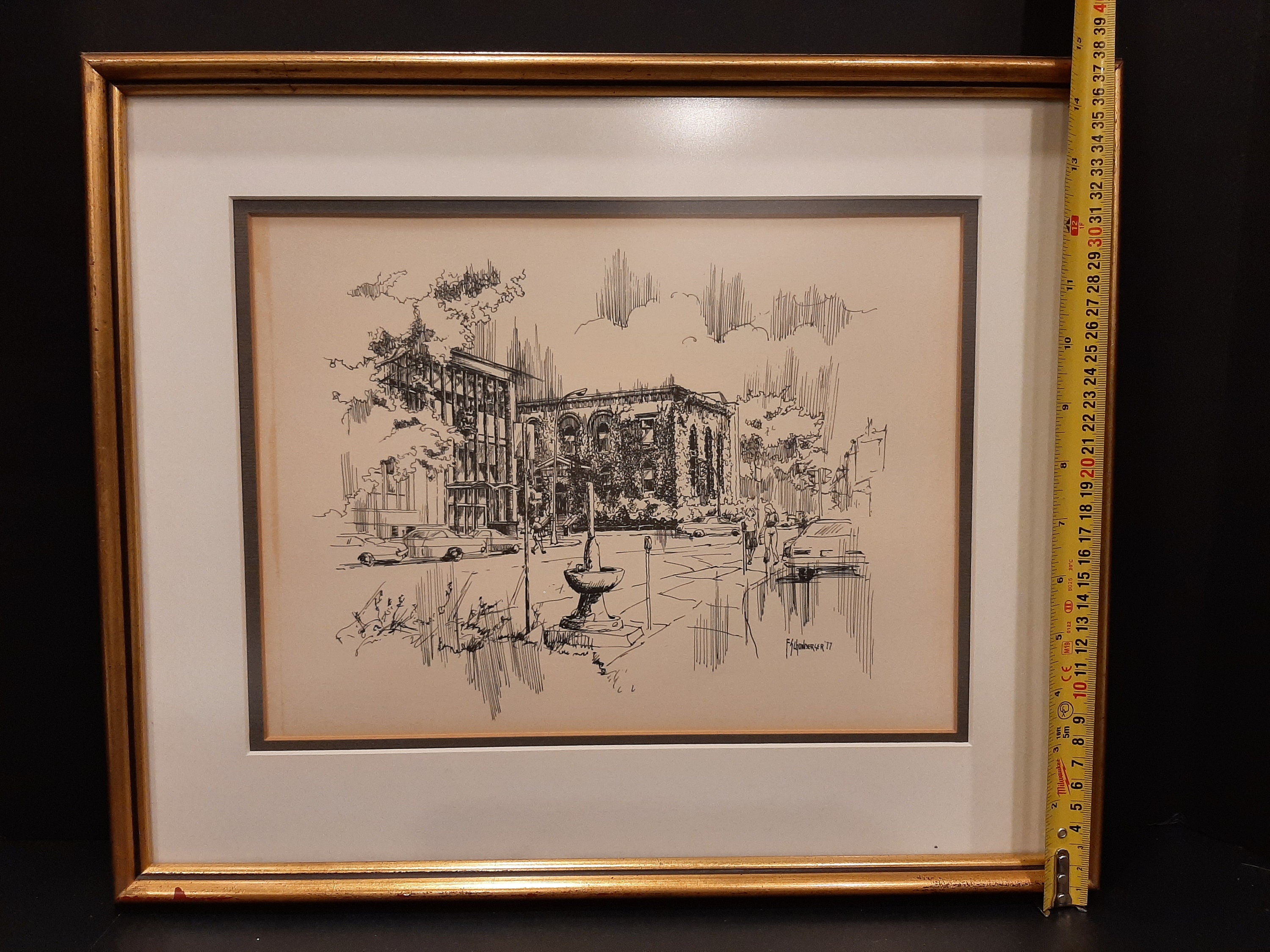 F. Schonberger(netherland 1930-1993) Canadian Artist Original