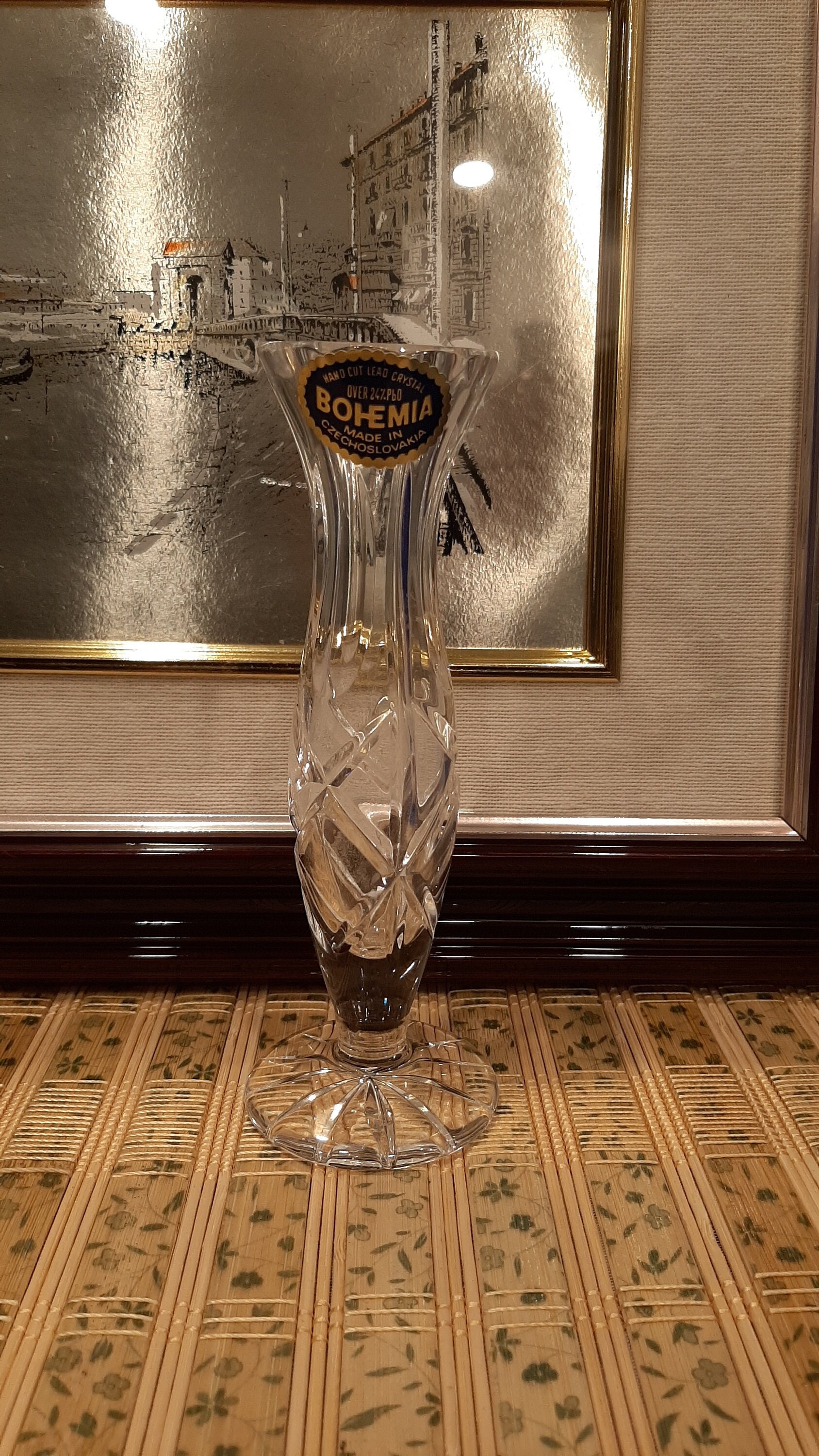Bohemia Crystal Vase - Etsy Canada