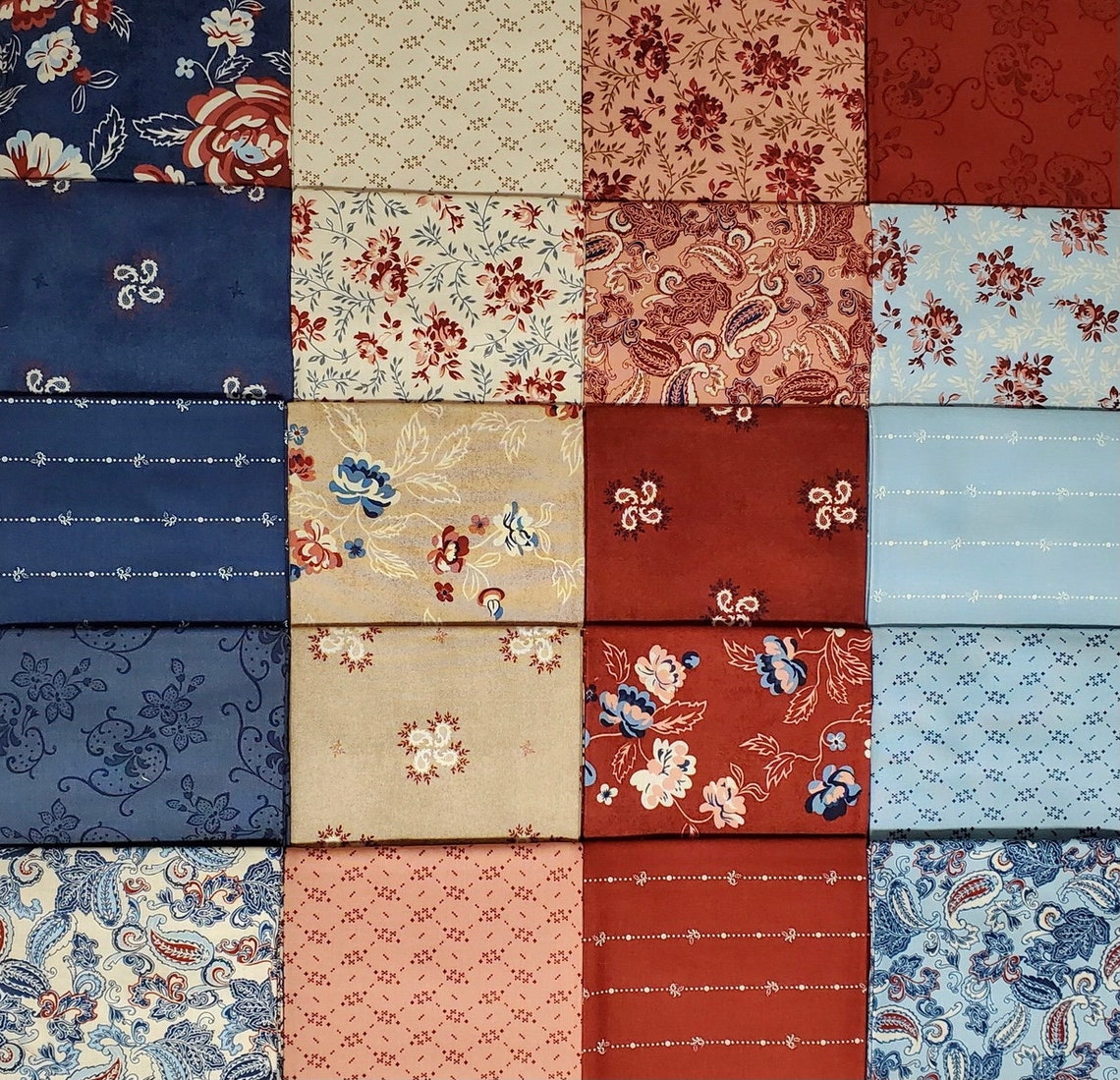 Americana Stitches & Stripes Jelly Roll or Layer Cake Boundless Pre