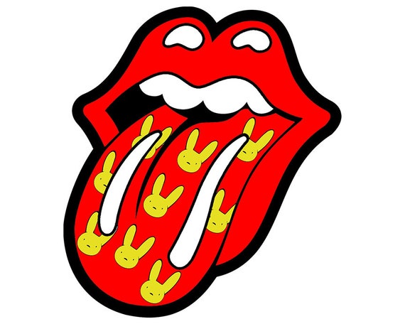 Download Lips Mouth Tongue Sexy Lips Bad Bunny Logo Emblem SVG ...