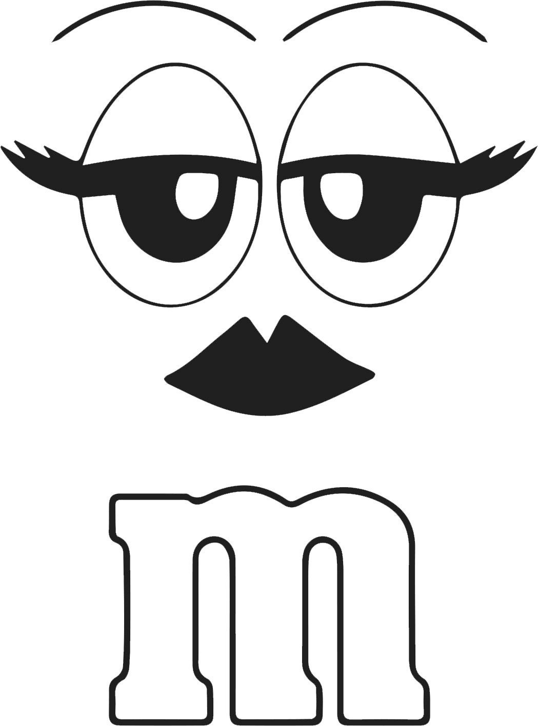 M&M de M y M se enfrenta a archivos de corte SVG y JPG para el | Etsy