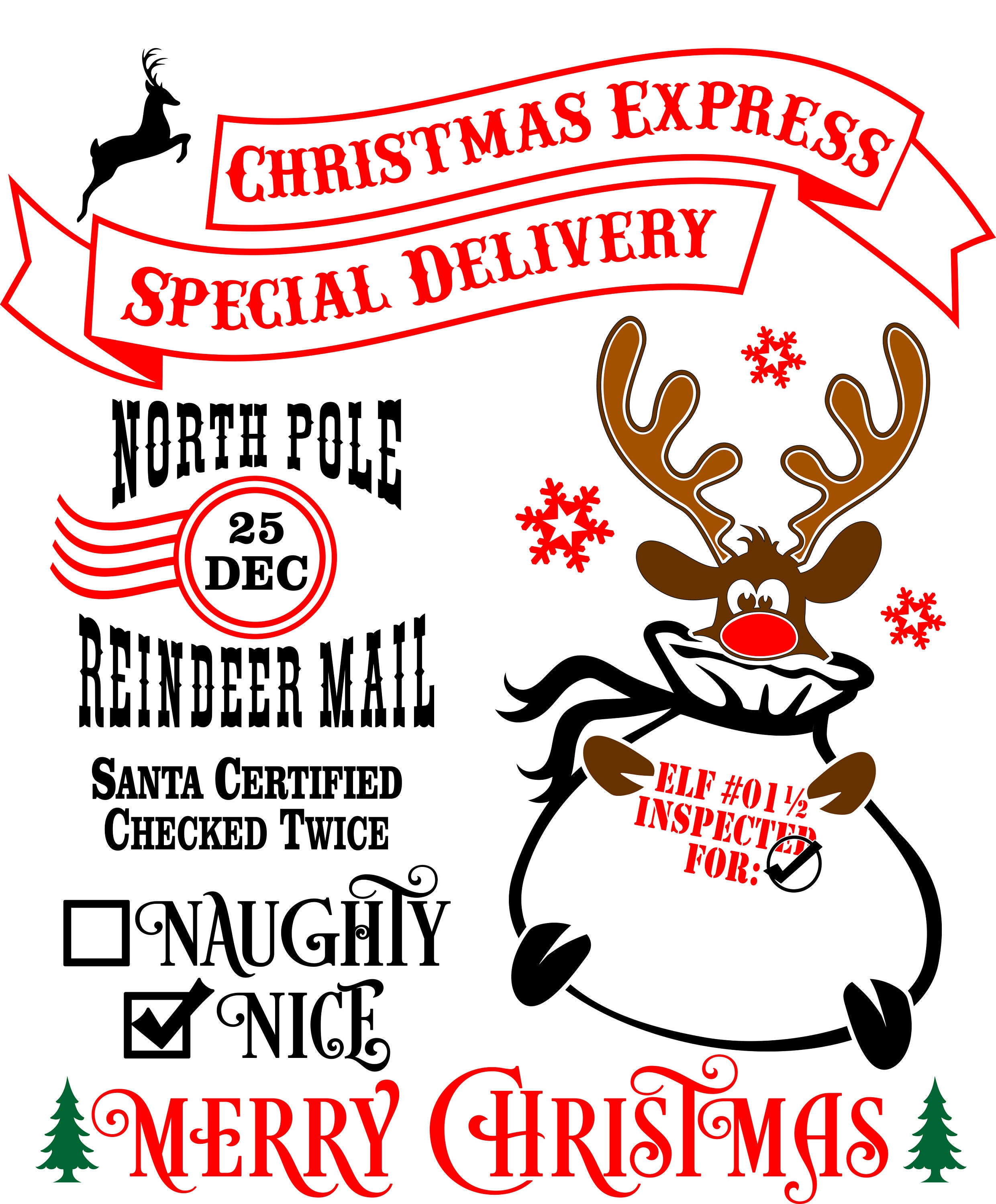 Download 3 Christmas Santa Sack Svg Designs For The Cricut Cutting Etsy