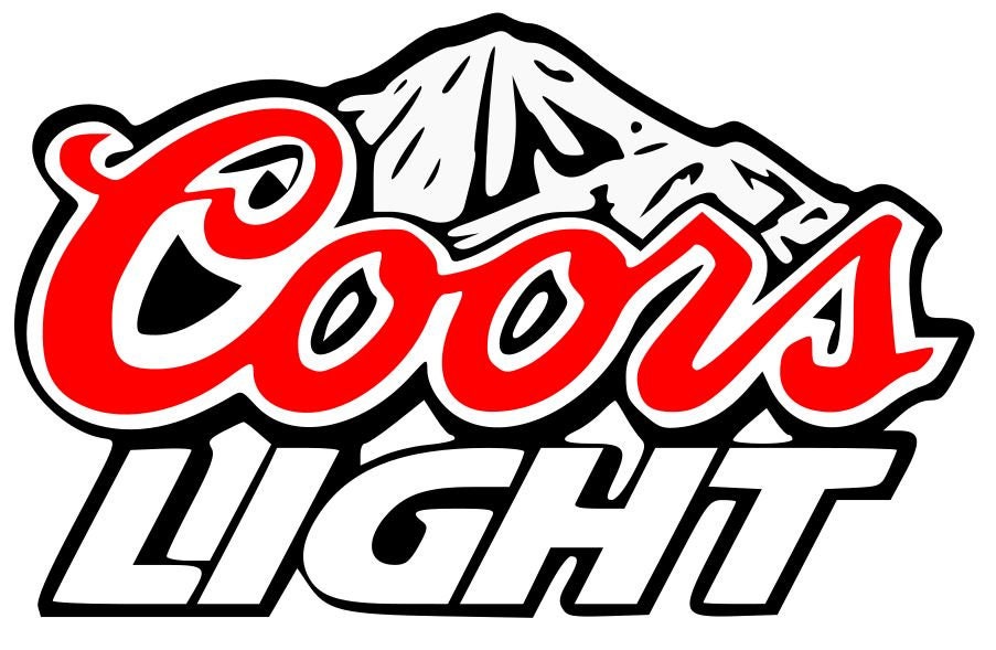Coors Light Beer Emblem Logo SVG Archivos de corte para el Etsy